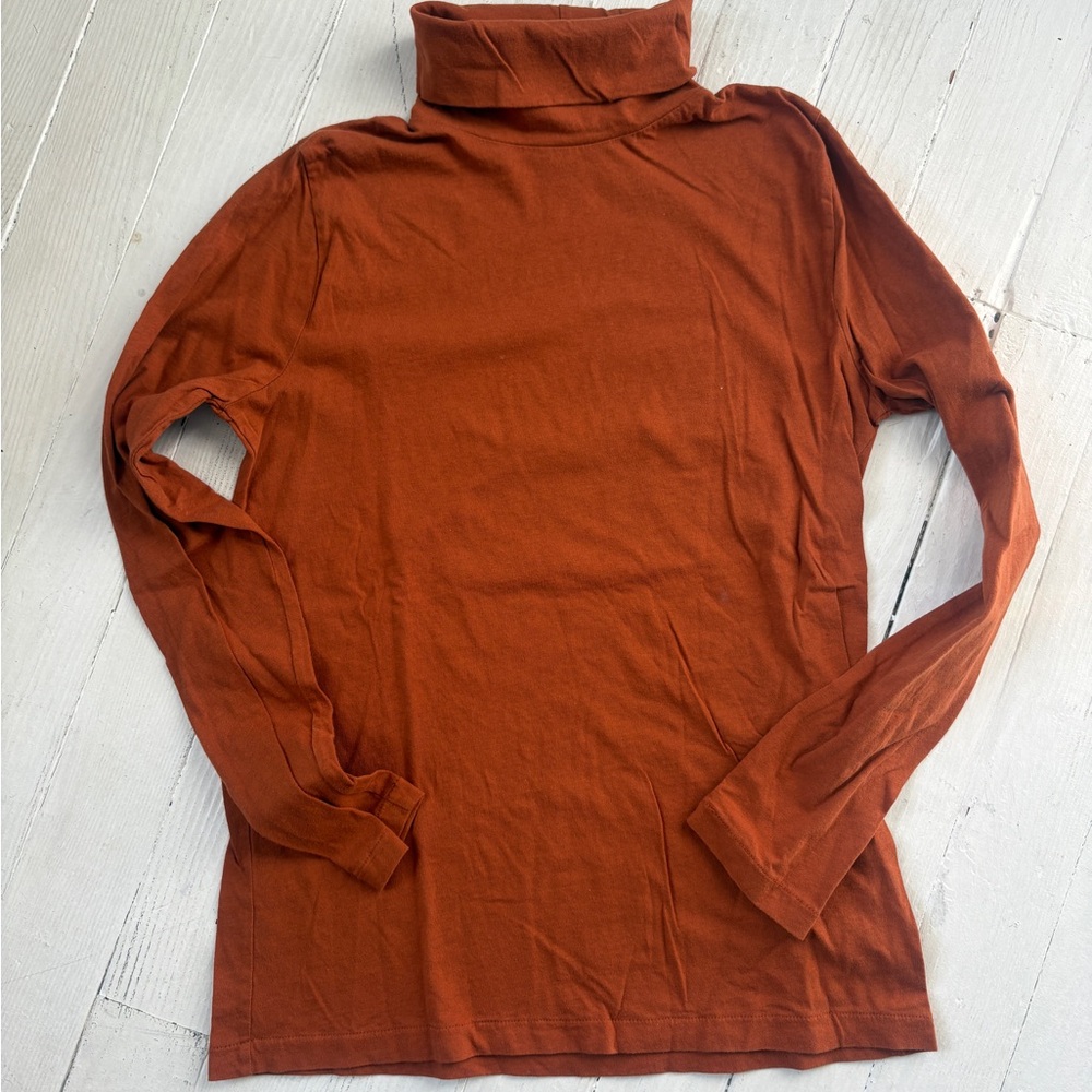 J. Crew Burnt Orange turtleneck